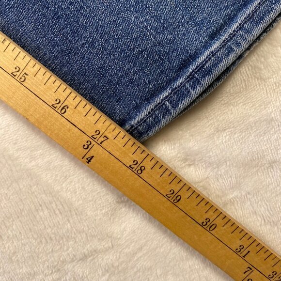 MOTHER Jeans Womens Sz 27 Pixie Tomcat Ankle High-Rise Button Fly Denim - Picture 12 of 12